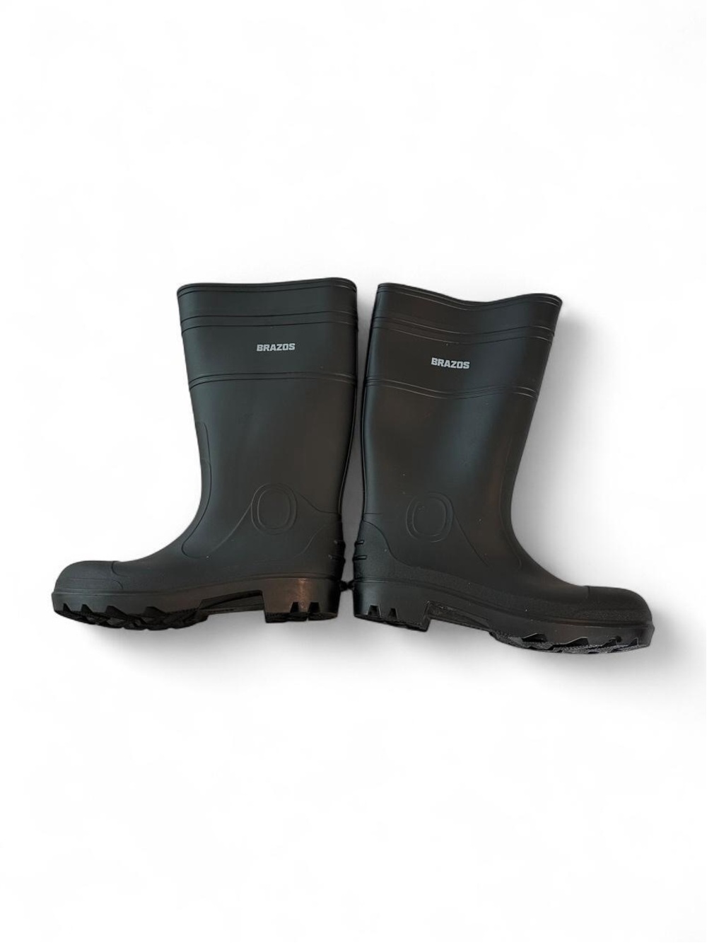 Black Brazos rain boots size US 9